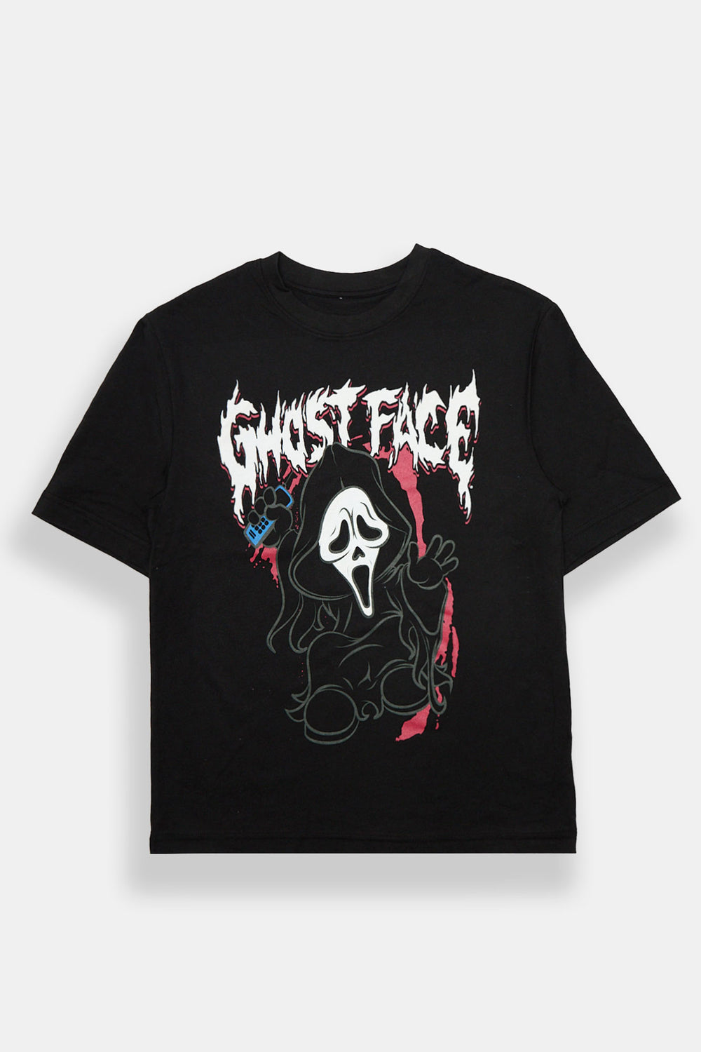 T-shirt surdimensionné imprimé graphique Chibi Ghostface T-shirt surdimensionné imprimé graphique Chibi Ghostface