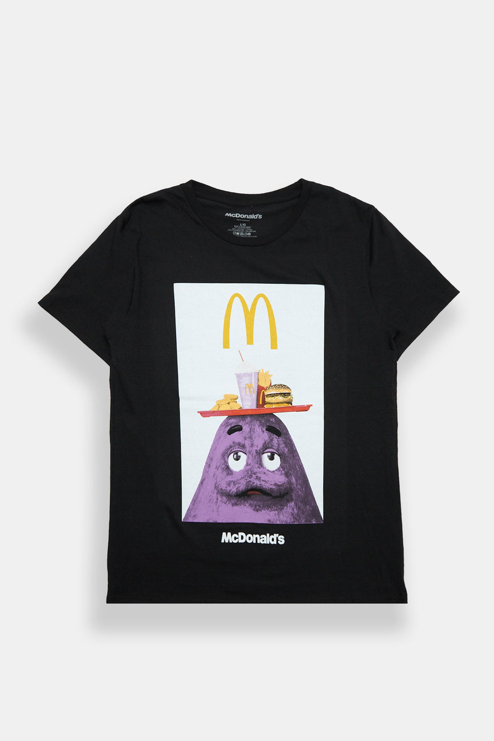 T-shirt imprimé McDonald's Grimace Food Tray T-shirt imprimé McDonald's Grimace Food Tray