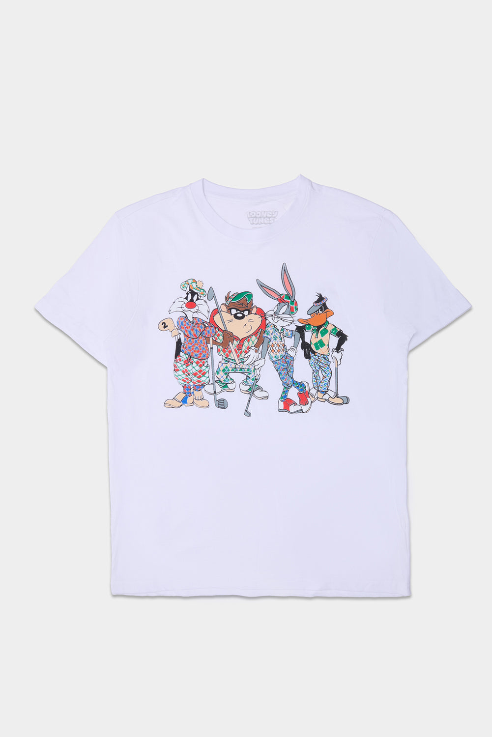 Mens Looney Tunes Golf Squad Graphic T-Shirt Mens Looney Tunes Golf Squad Graphic T-Shirt