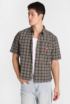 Chemise à carreaux brodé boule de billiard 7