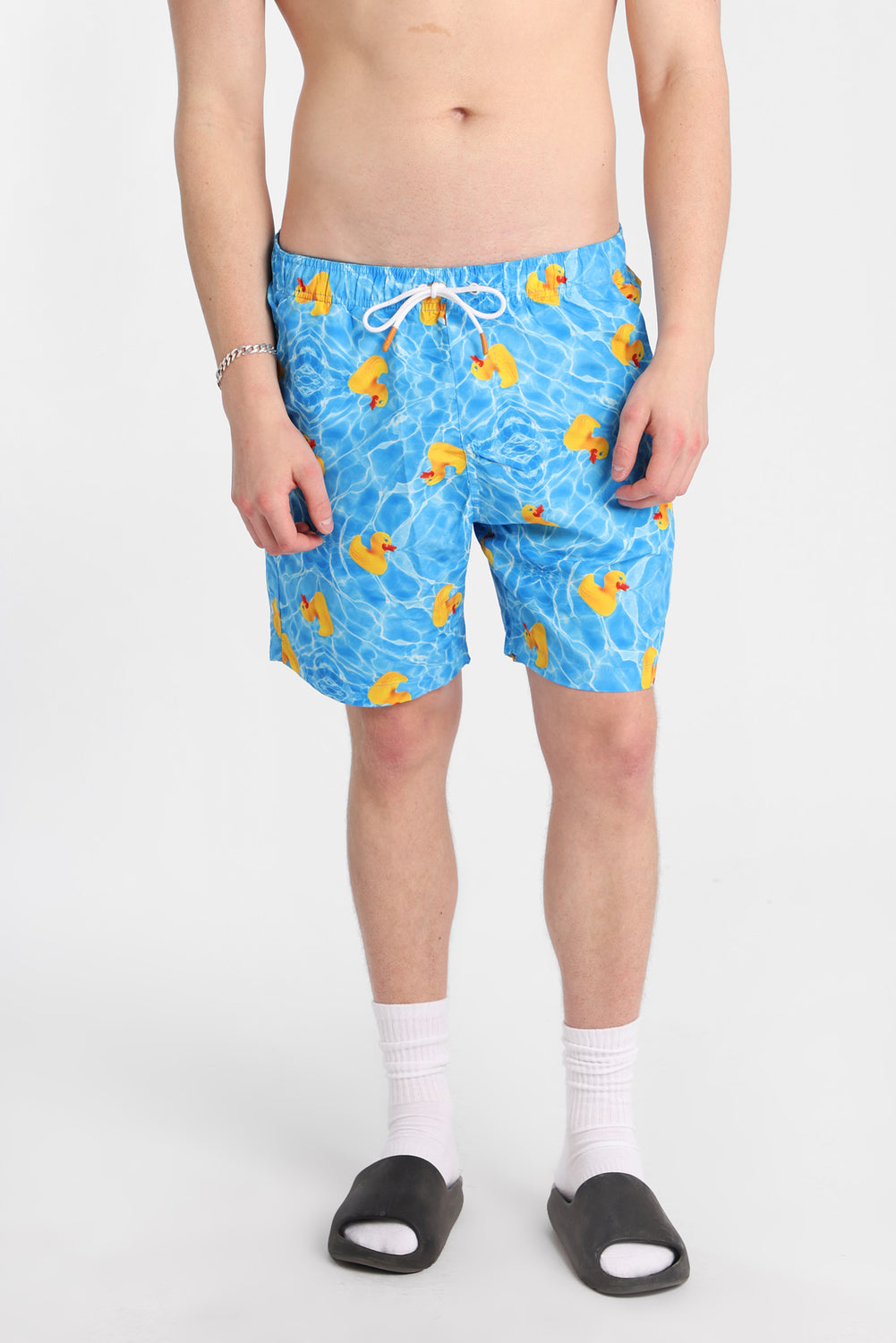 Short de bain canards en caoutchouc 7 po Short de bain canards en caoutchouc 7 po