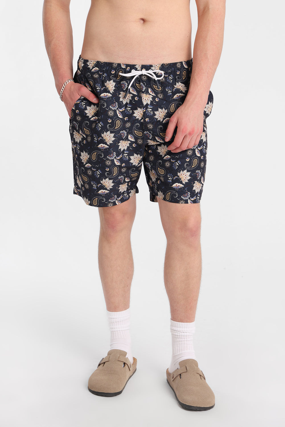 Short de bain cachemire 7 po Short de bain cachemire 7 po