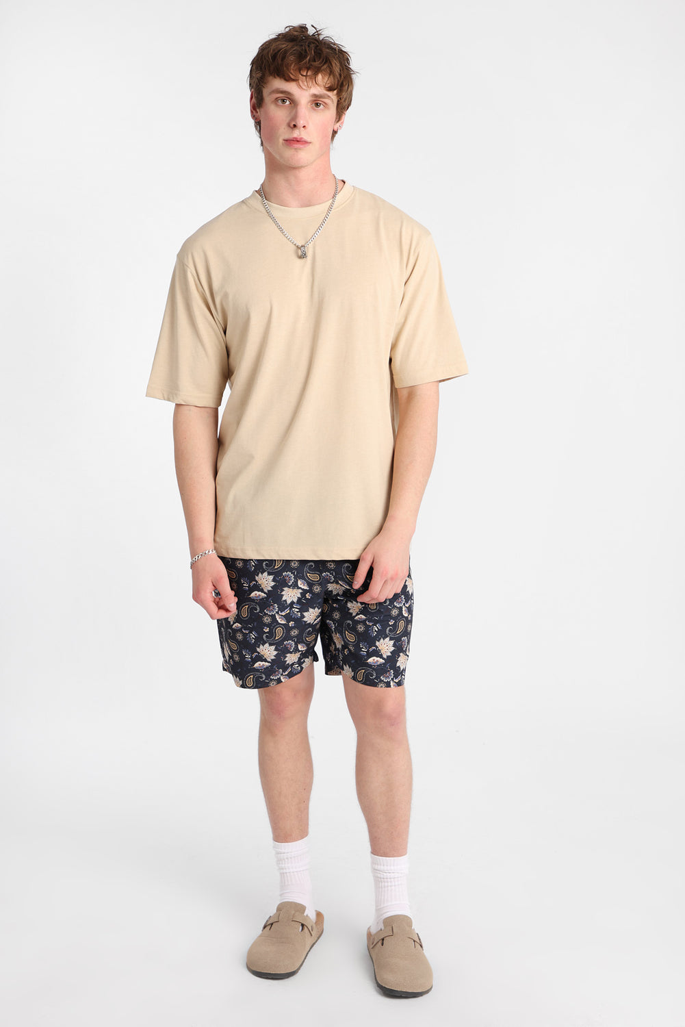 Short de bain cachemire 7 po Short de bain cachemire 7 po