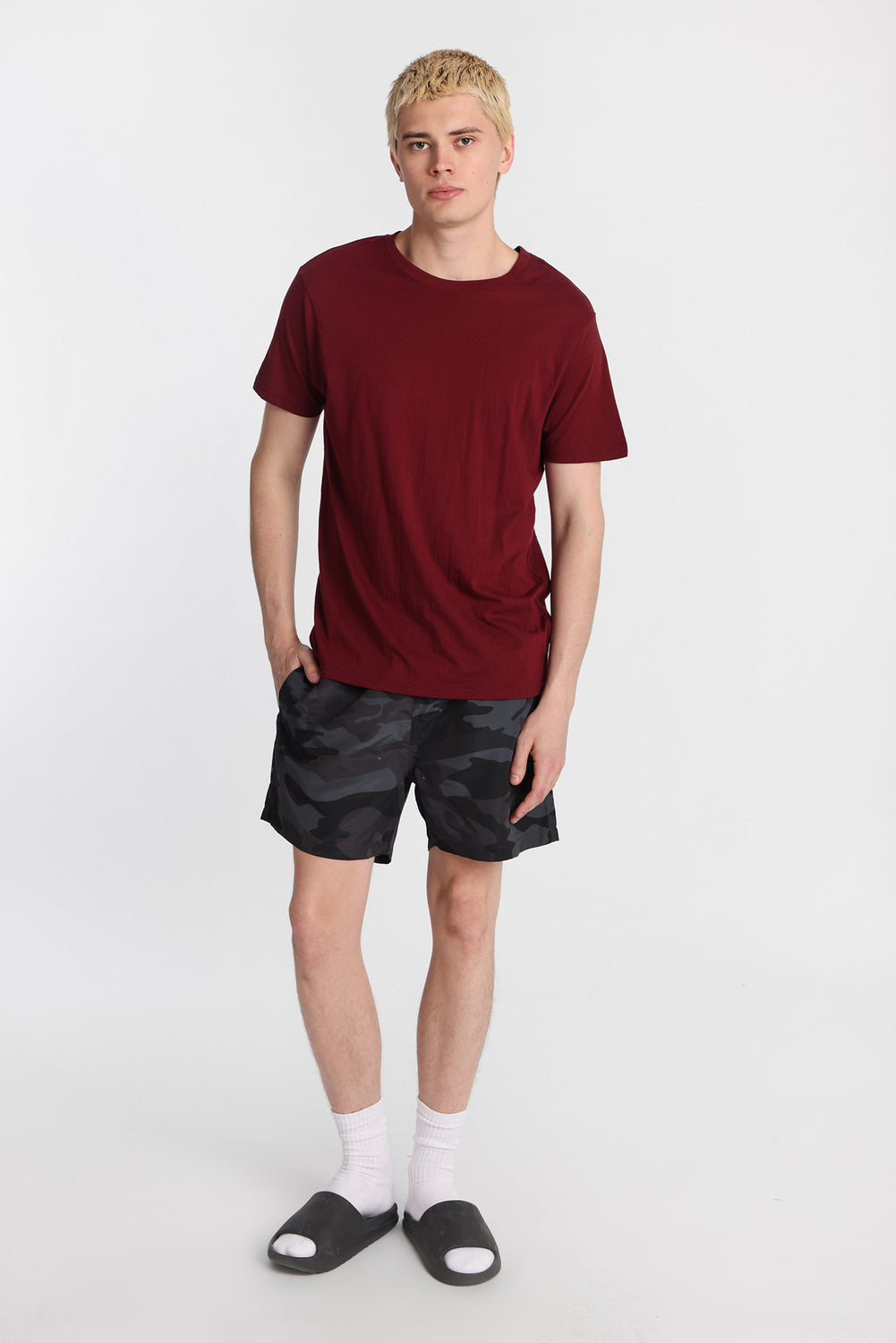 Short de bain à imprimé camouflage 5,5 po Short de bain à imprimé camouflage 5,5 po