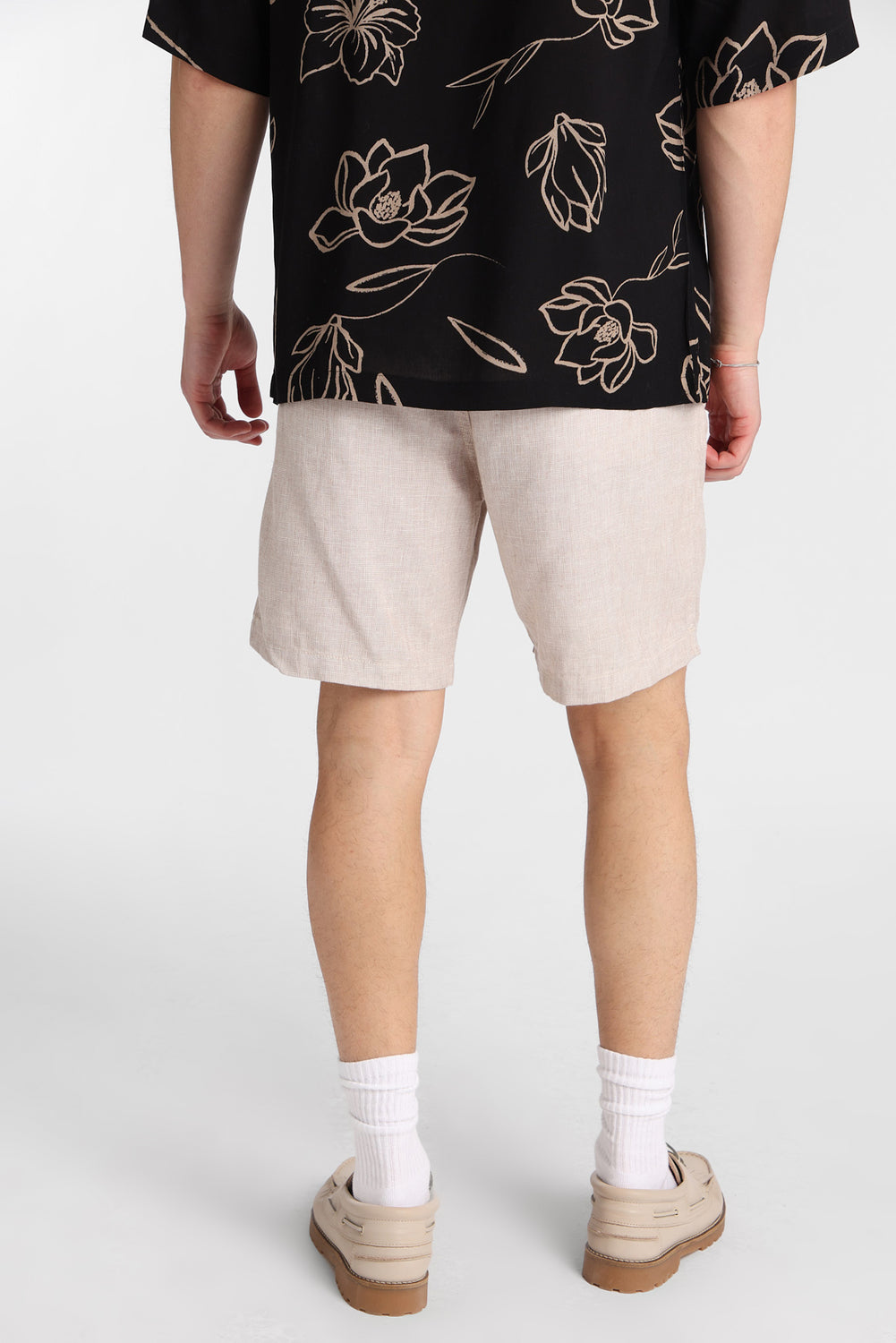 Linen-Blend Shorts 7