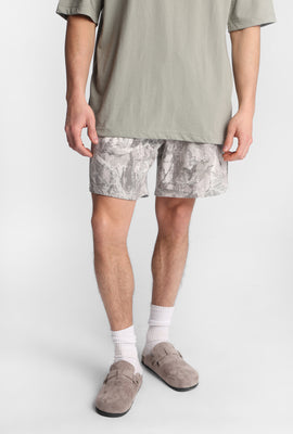 Tree Camouflage Fleece Shorts