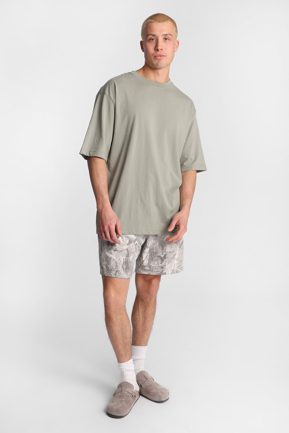 Tree Camouflage Fleece Shorts Tree Camouflage Fleece Shorts