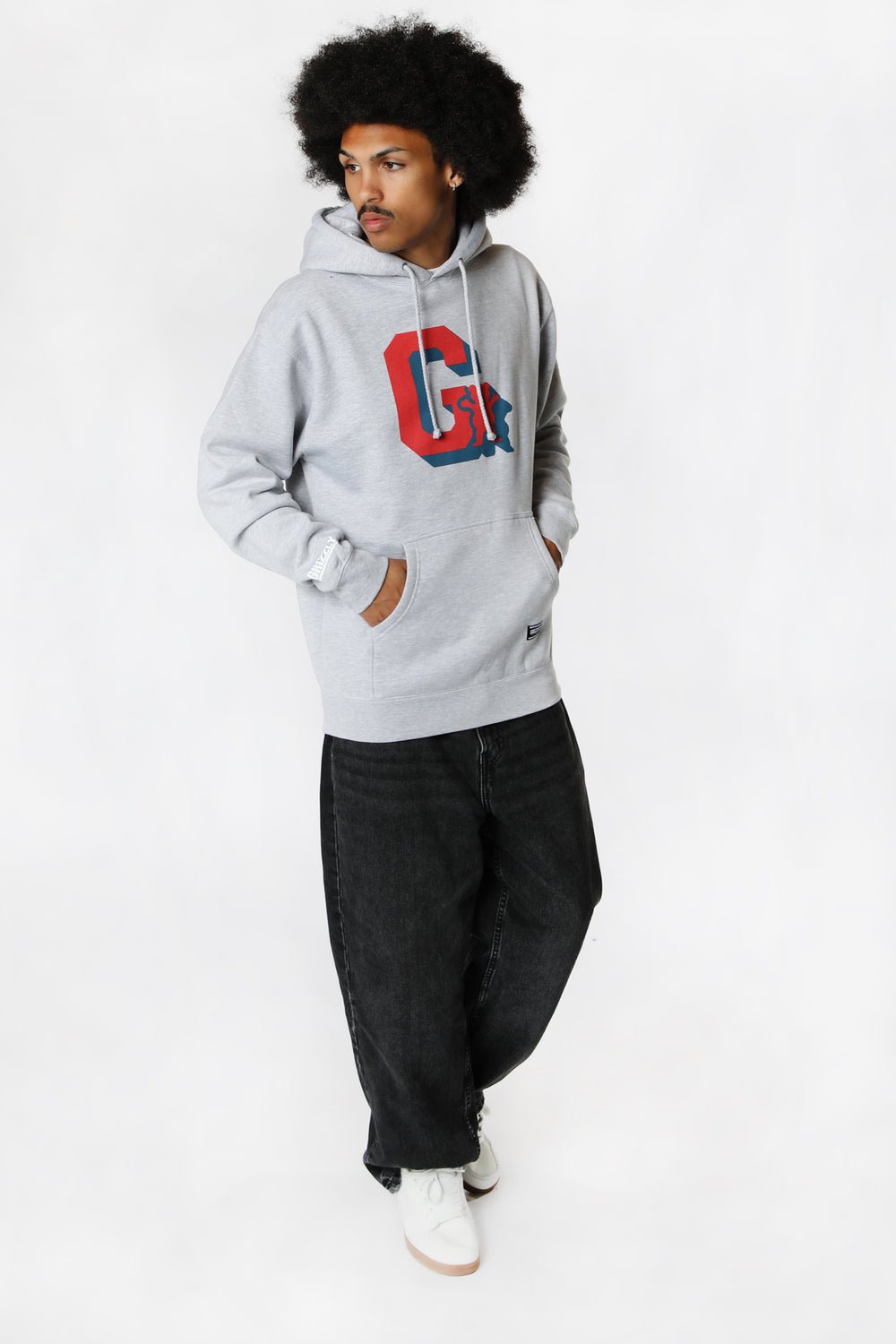 Grizzly Midfield Hoodie Heather Grey