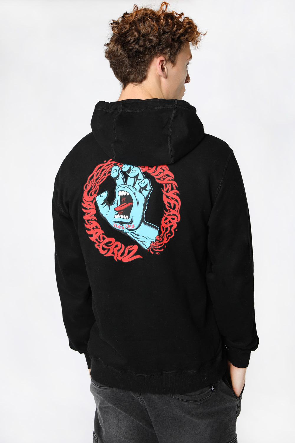 Santa Cruz Screaming 50 Hoodie Black