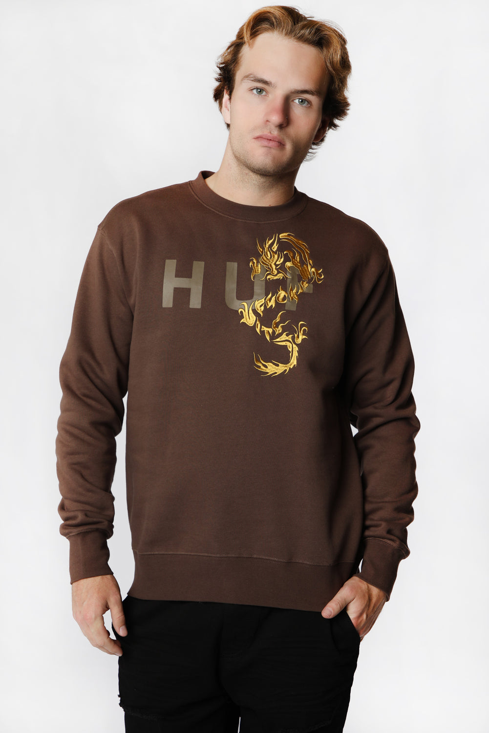 HUF Dragon Crewneck Sweatshirt HUF Dragon Crewneck Sweatshirt