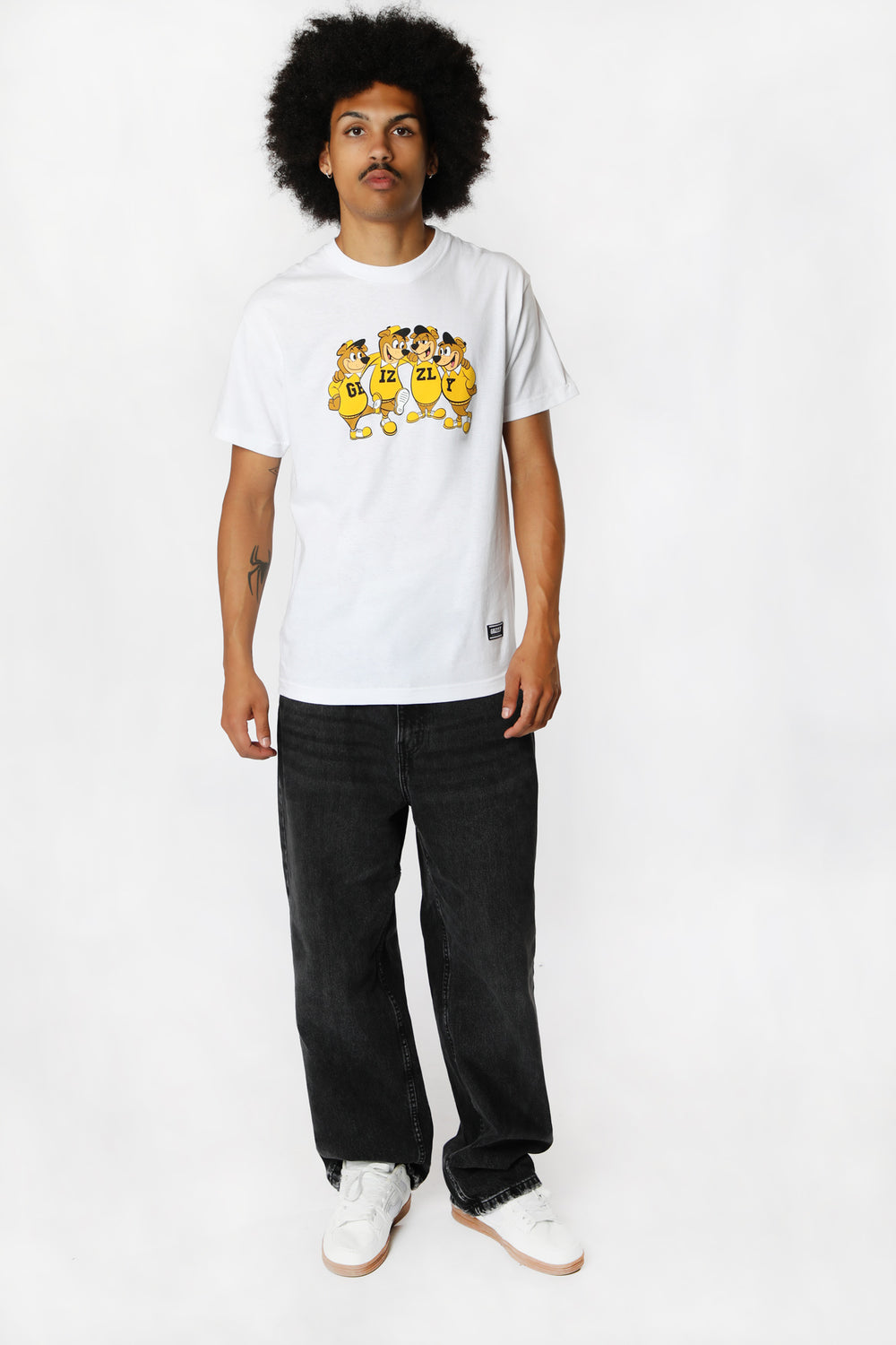 T-Shirt Sidelines Grizzly Blanc
