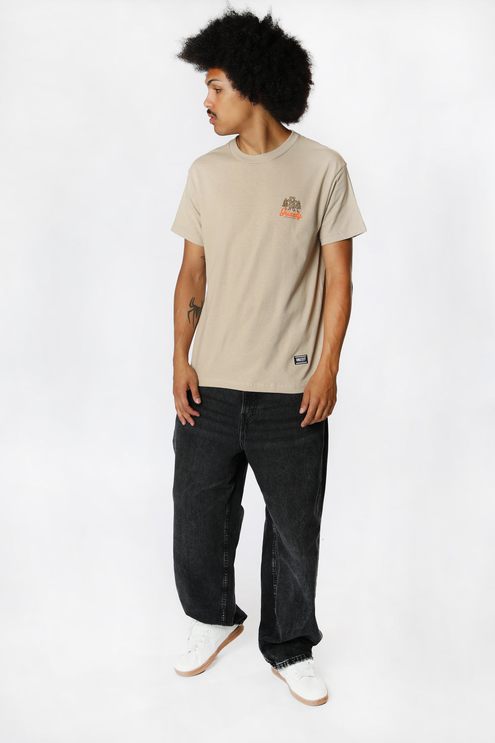 Grizzly Windy Creek T-Shirt Sand