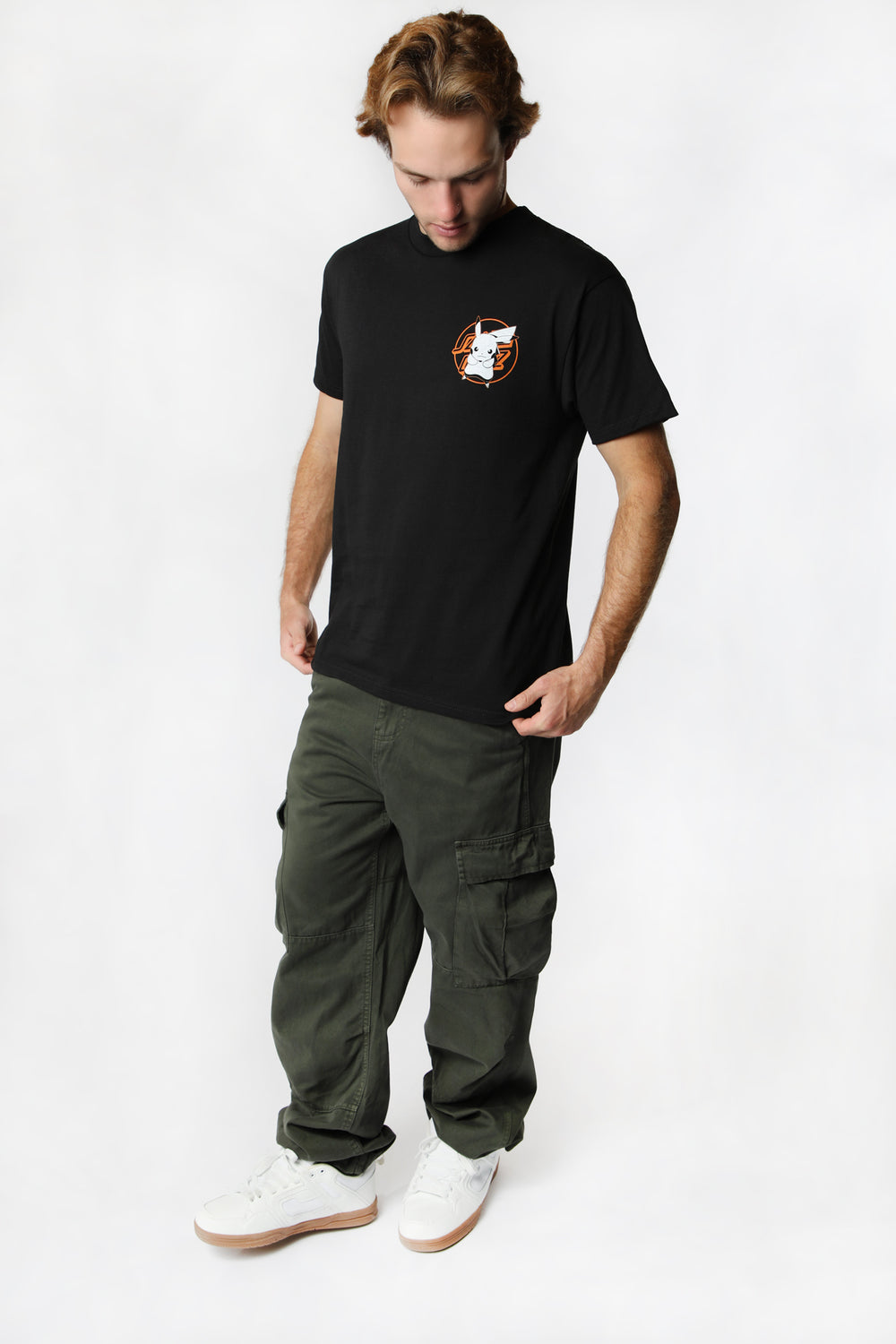 Santa Cruz x Pokémon Pikachu T-Shirt Black