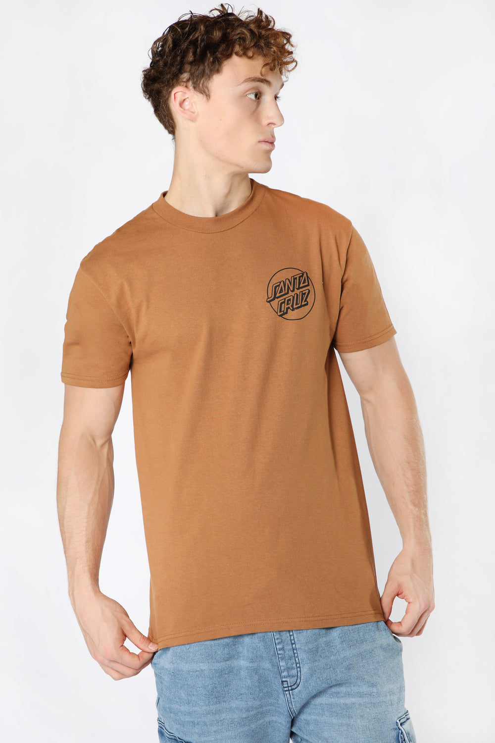 Santa Cruz Opus Dot T-Shirt Brown