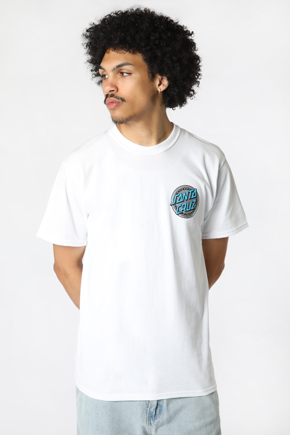 Santa Cruz Dressen Rose Crew One T-Shirt White