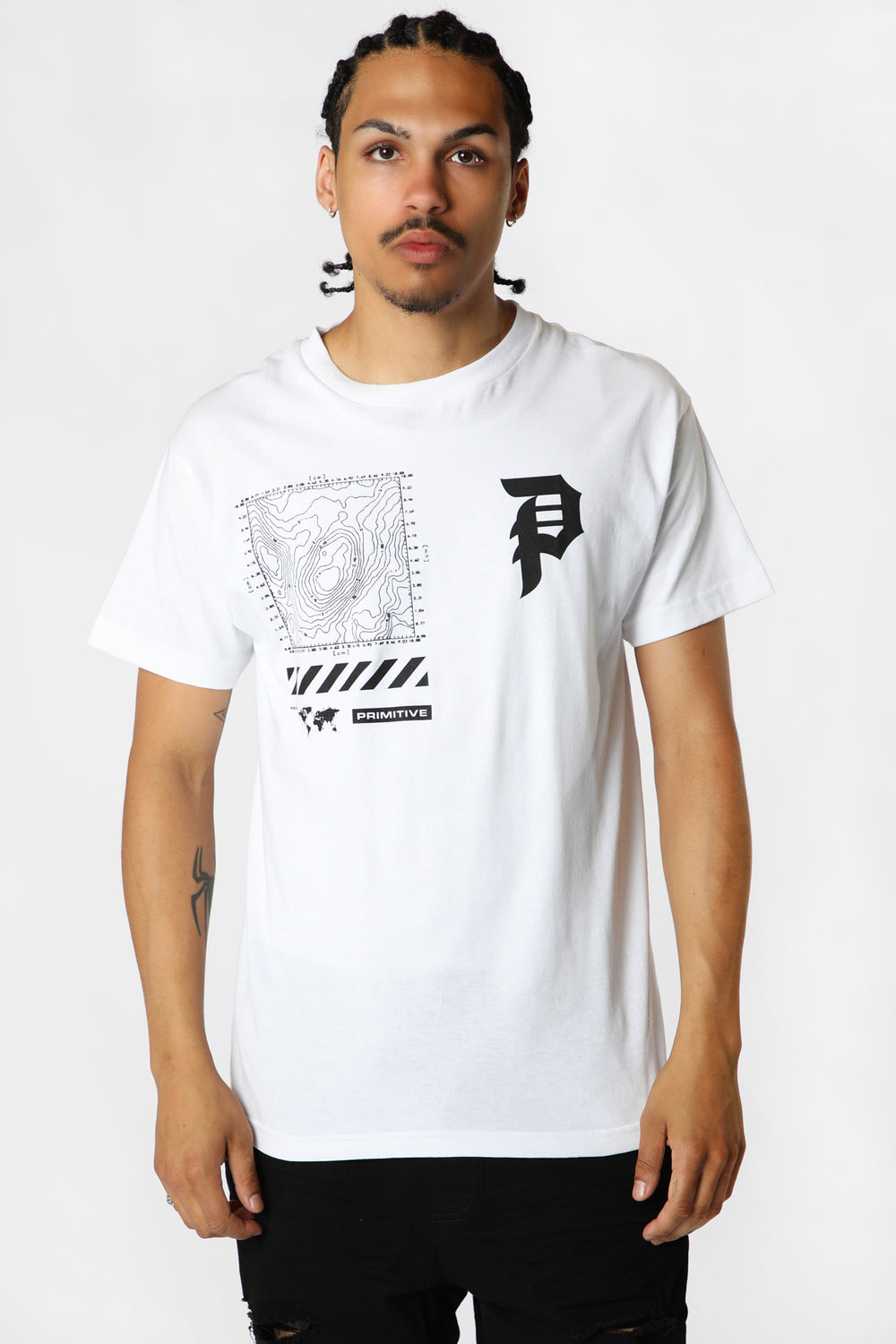 Primitive x Call Of Duty Mapping T-Shirt White