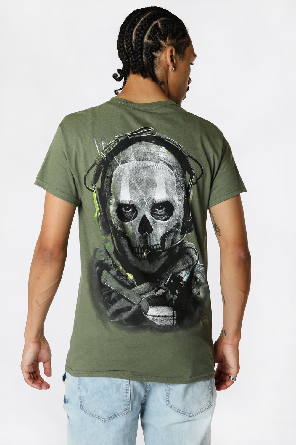 T-Shirt Primitive x Call of Duty Ghost Vert fonce
