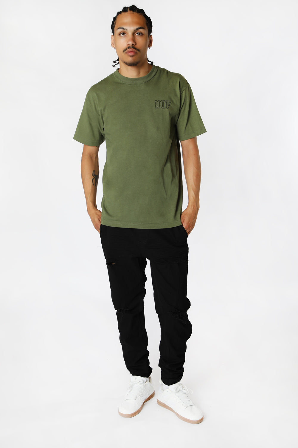 HUF Set H T-Shirt Dark Green