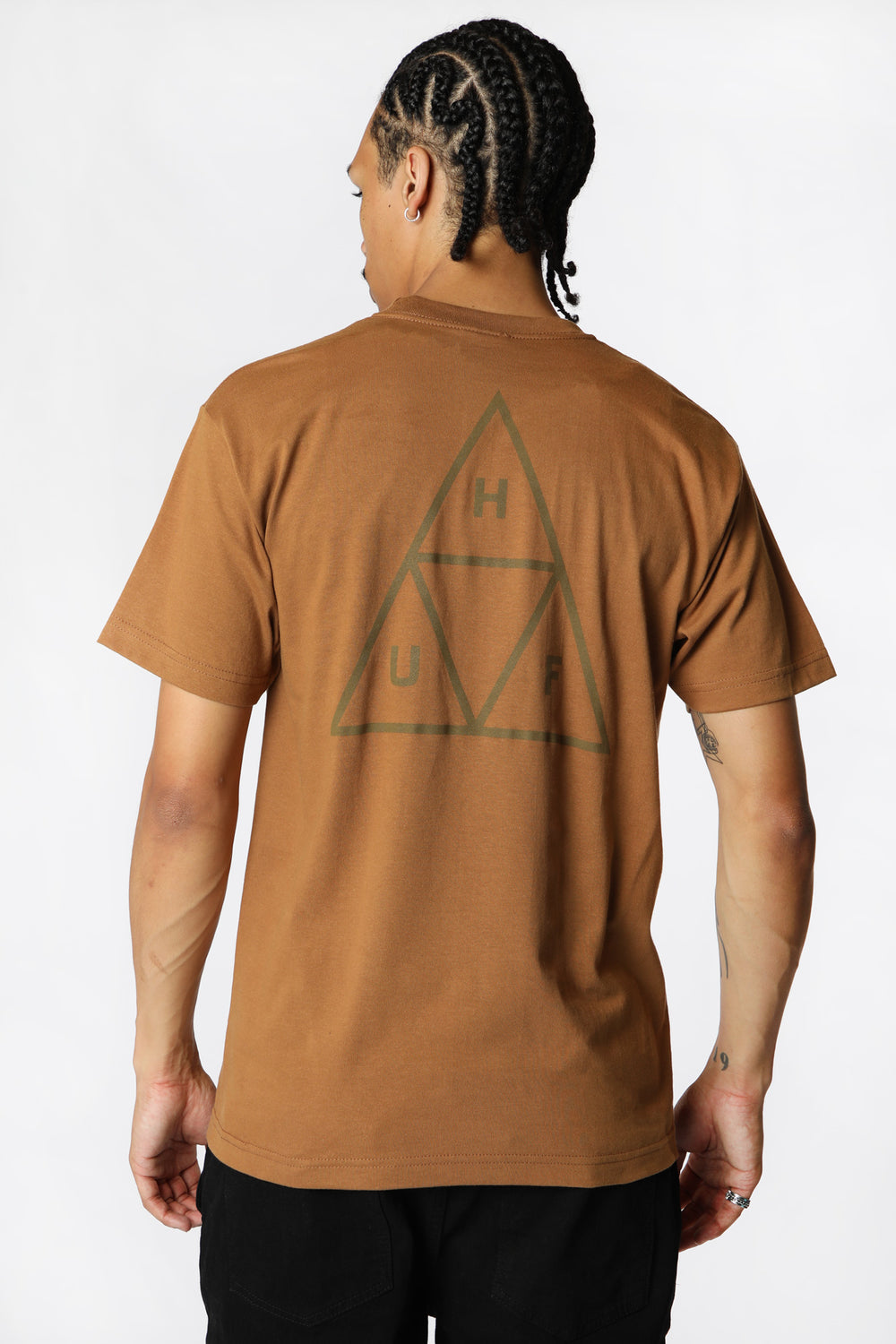 Huf triangle t shirt hot sale