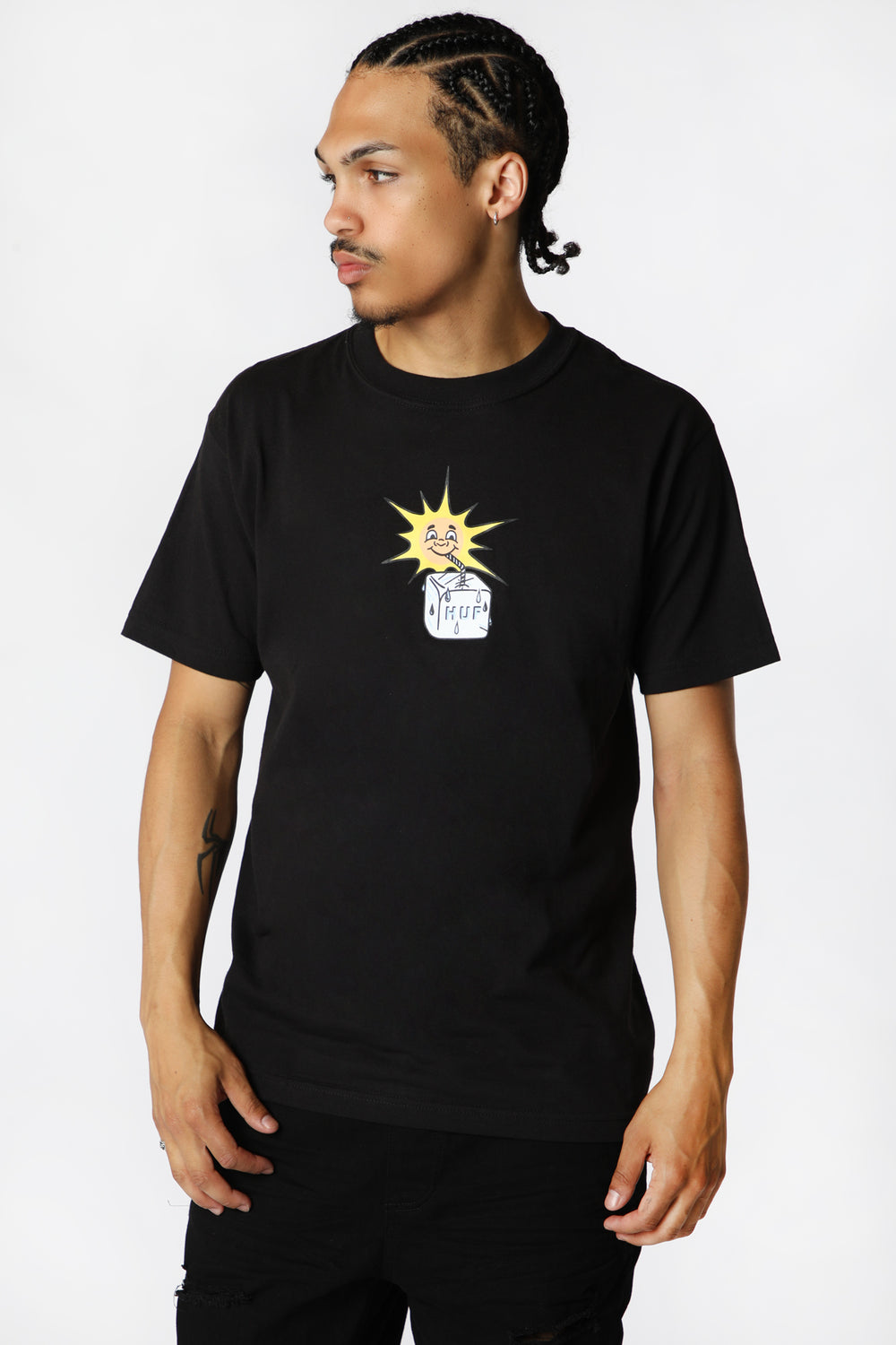 HUF Sippin' Sun T-Shirt Black