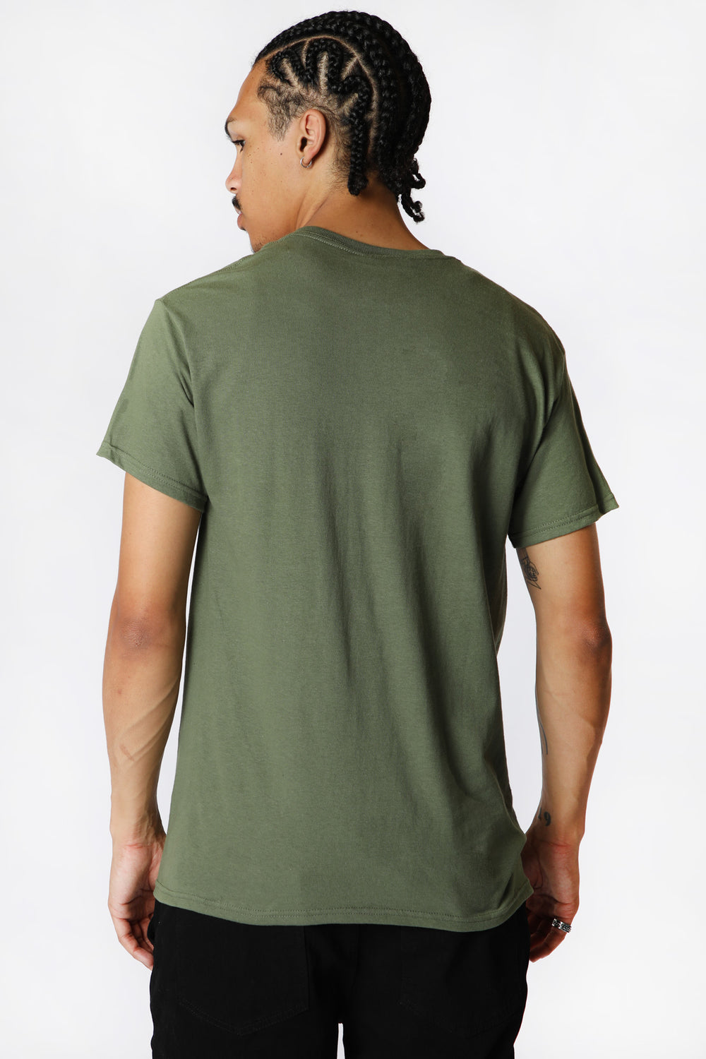 T-Shirt Vert Olive Thrasher Skate Mag T-Shirt Vert Olive Thrasher Skate Mag