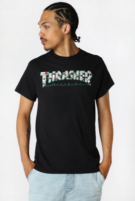Thrasher Roses Logo T-Shirt