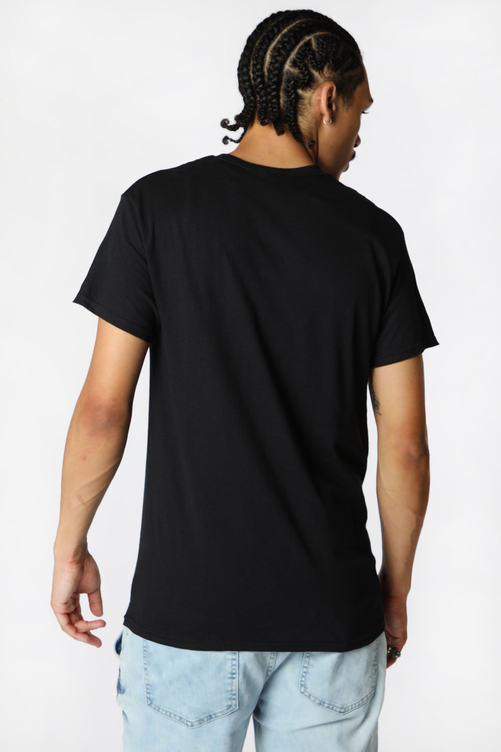 Thrasher Multicolor Flame Logo T-Shirt Black