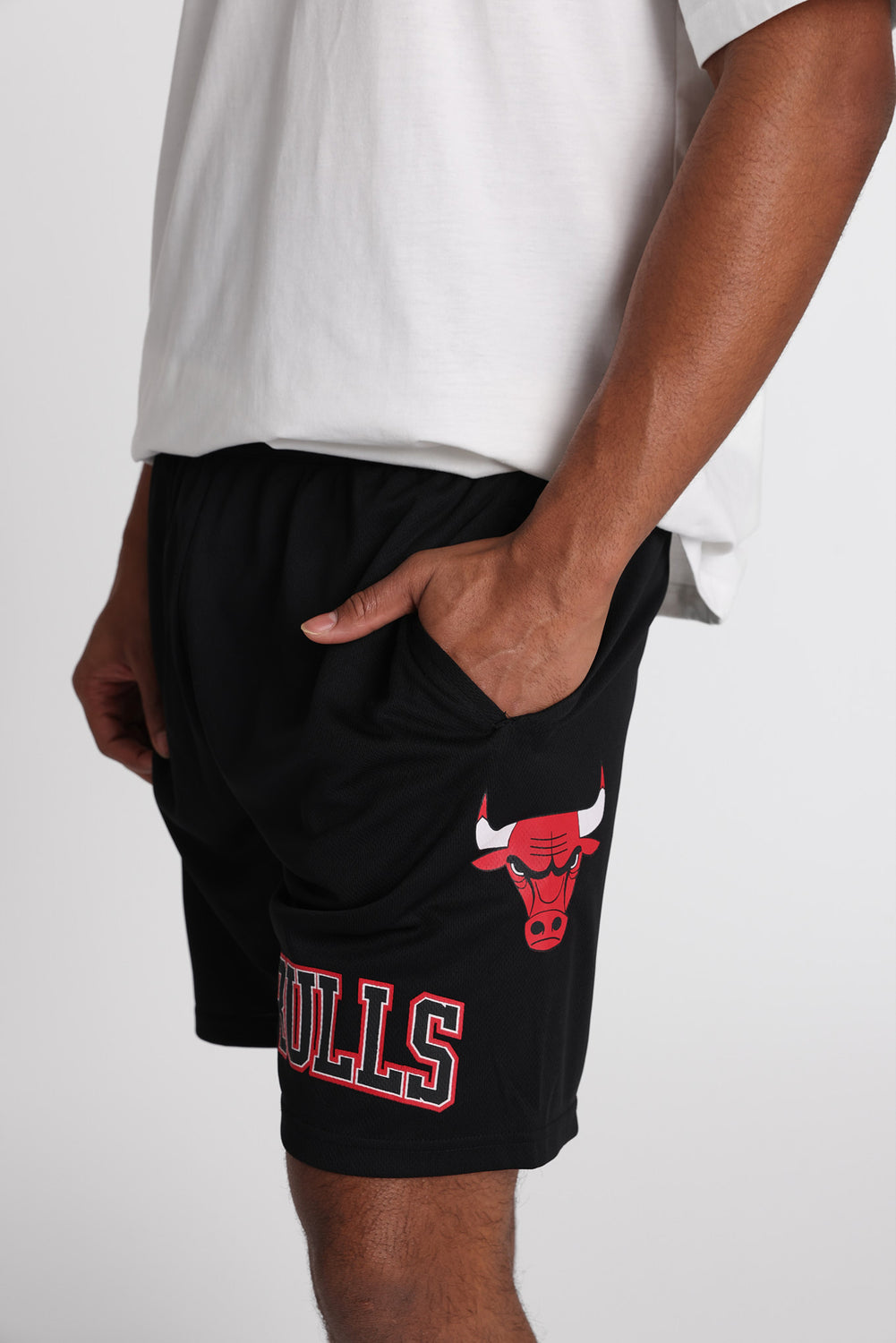 Short en maille imprimé Chicago Bulls Short en maille imprimé Chicago Bulls