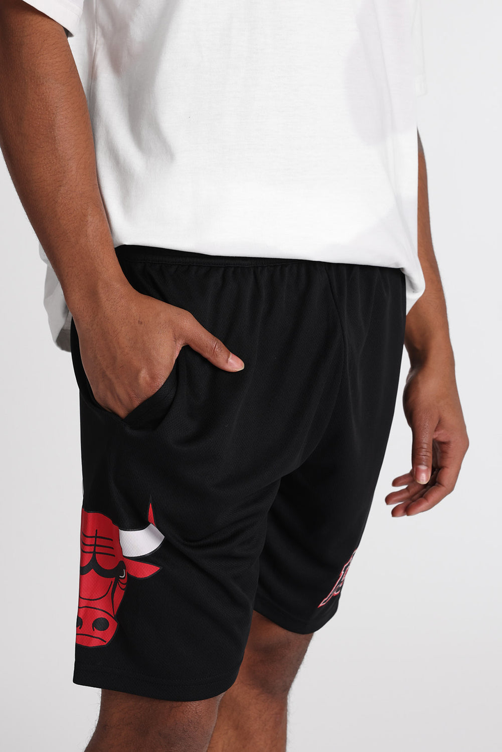 Short en maille imprimé Chicago Bulls Short en maille imprimé Chicago Bulls