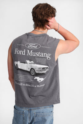 Débardeur surdimensionné imprimé Ford Mustang