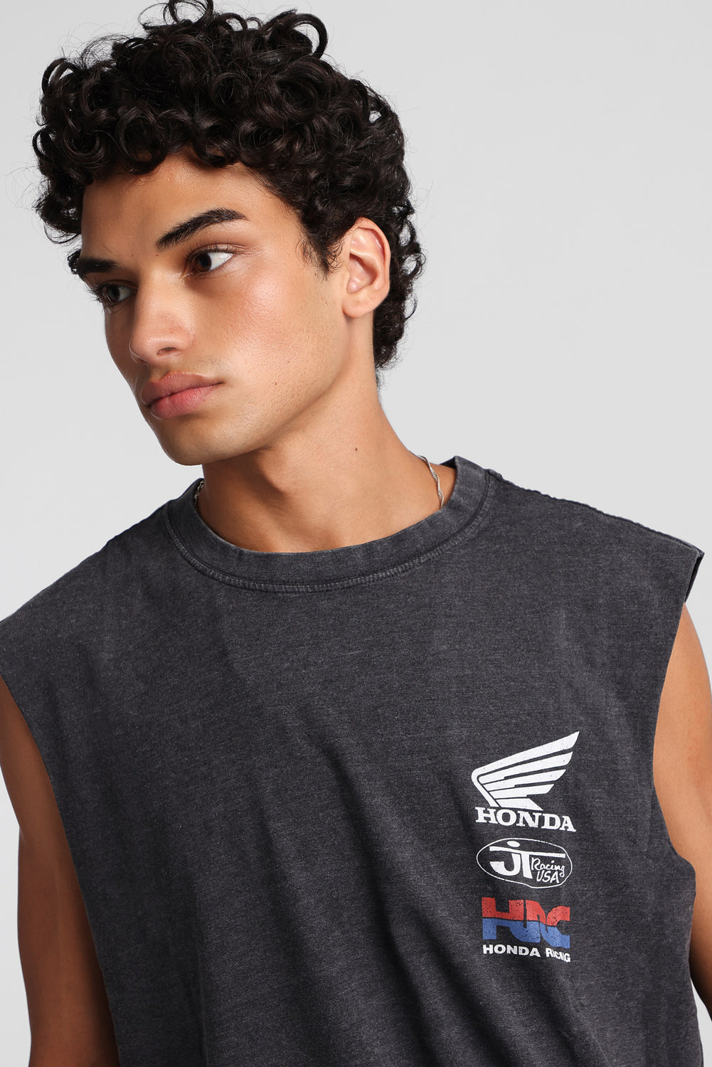 Honda Racing Graphic Oversized Tank Top Honda Racing Graphic Oversized Tank Top