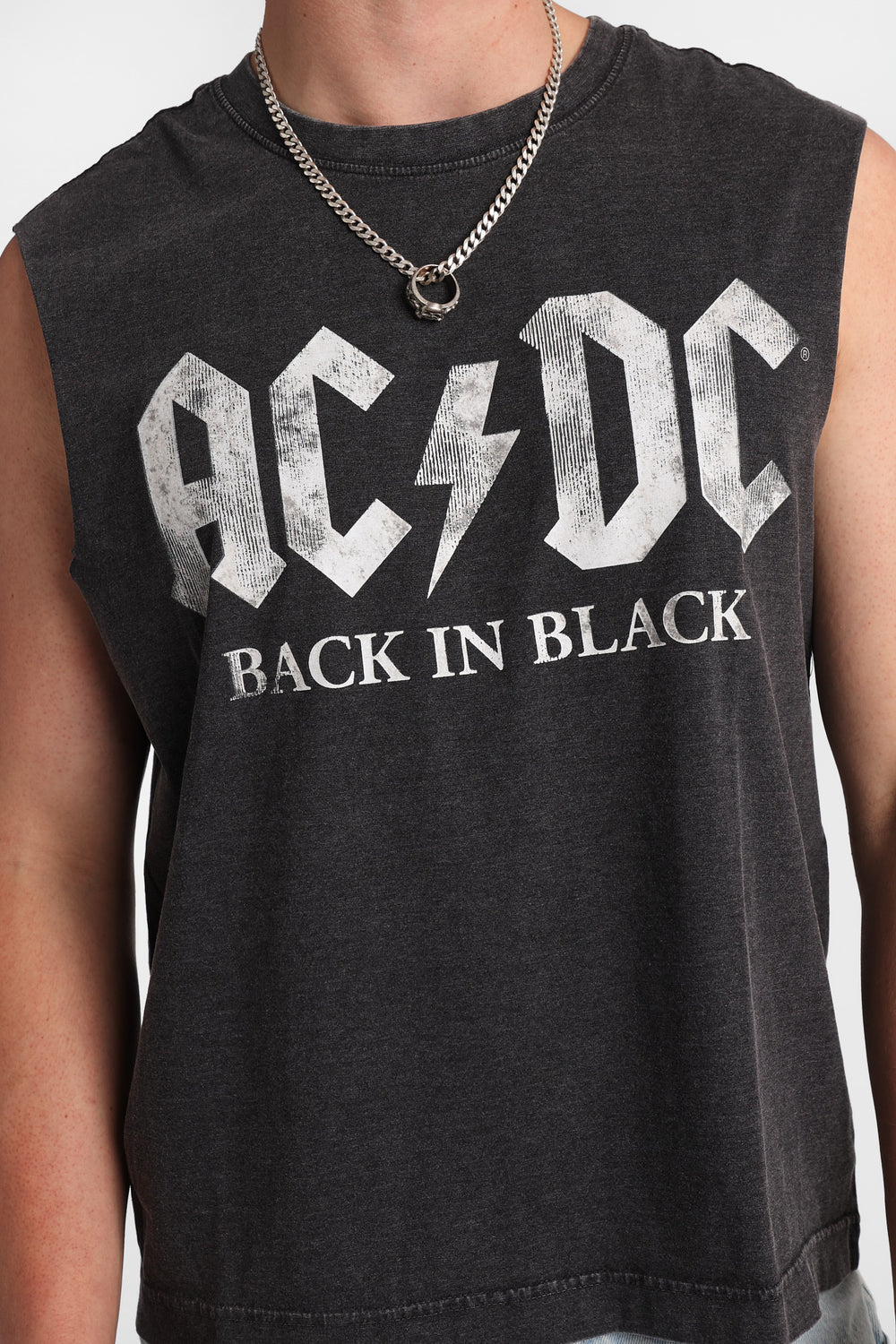 Débardeur surdimensionné AC/DC Back In Black Débardeur surdimensionné AC/DC Back In Black