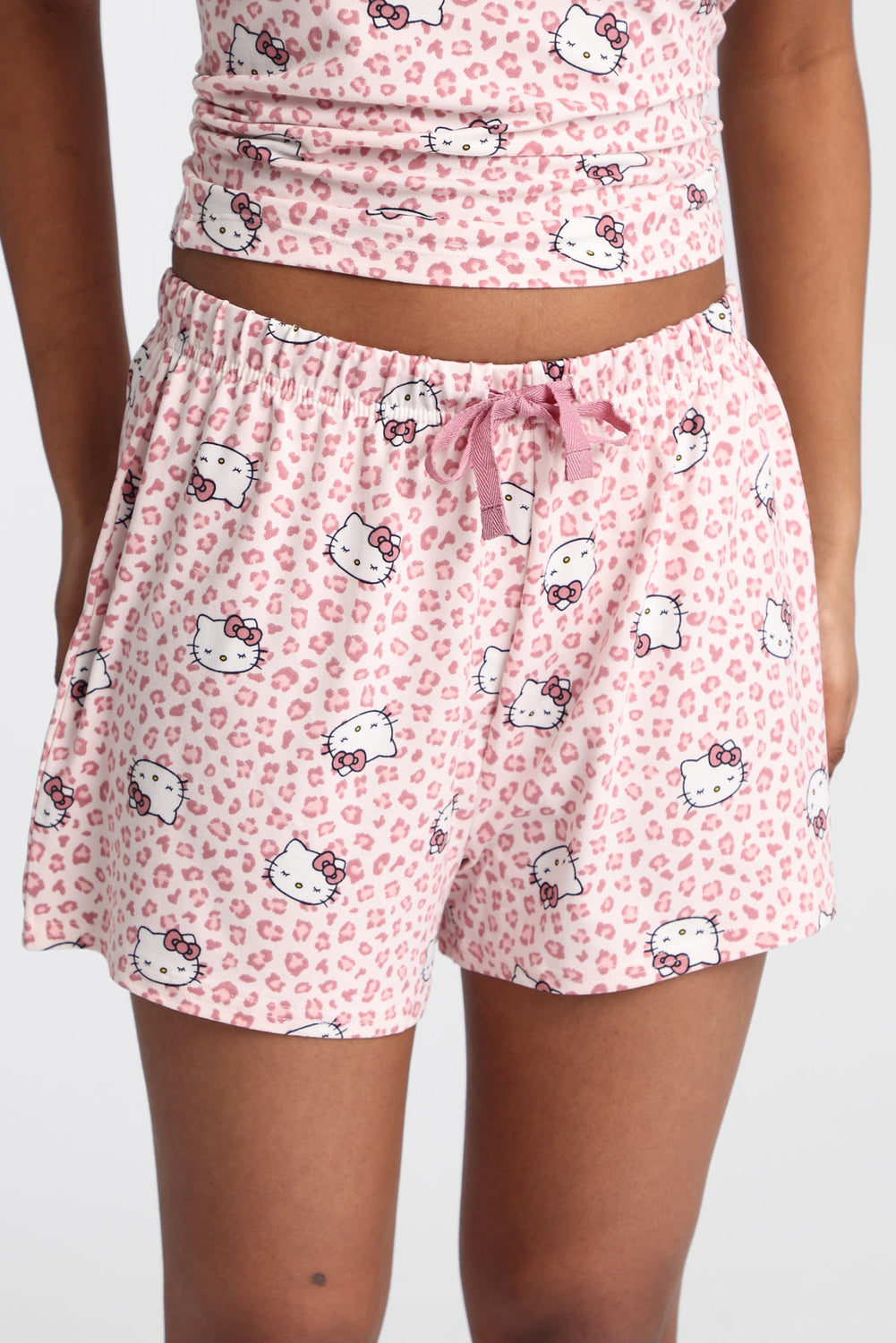 Hello Kitty Leopard Pajama Camisole & Shorts 2-Piece Set Hello Kitty Leopard Pajama Camisole & Shorts 2-Piece Set