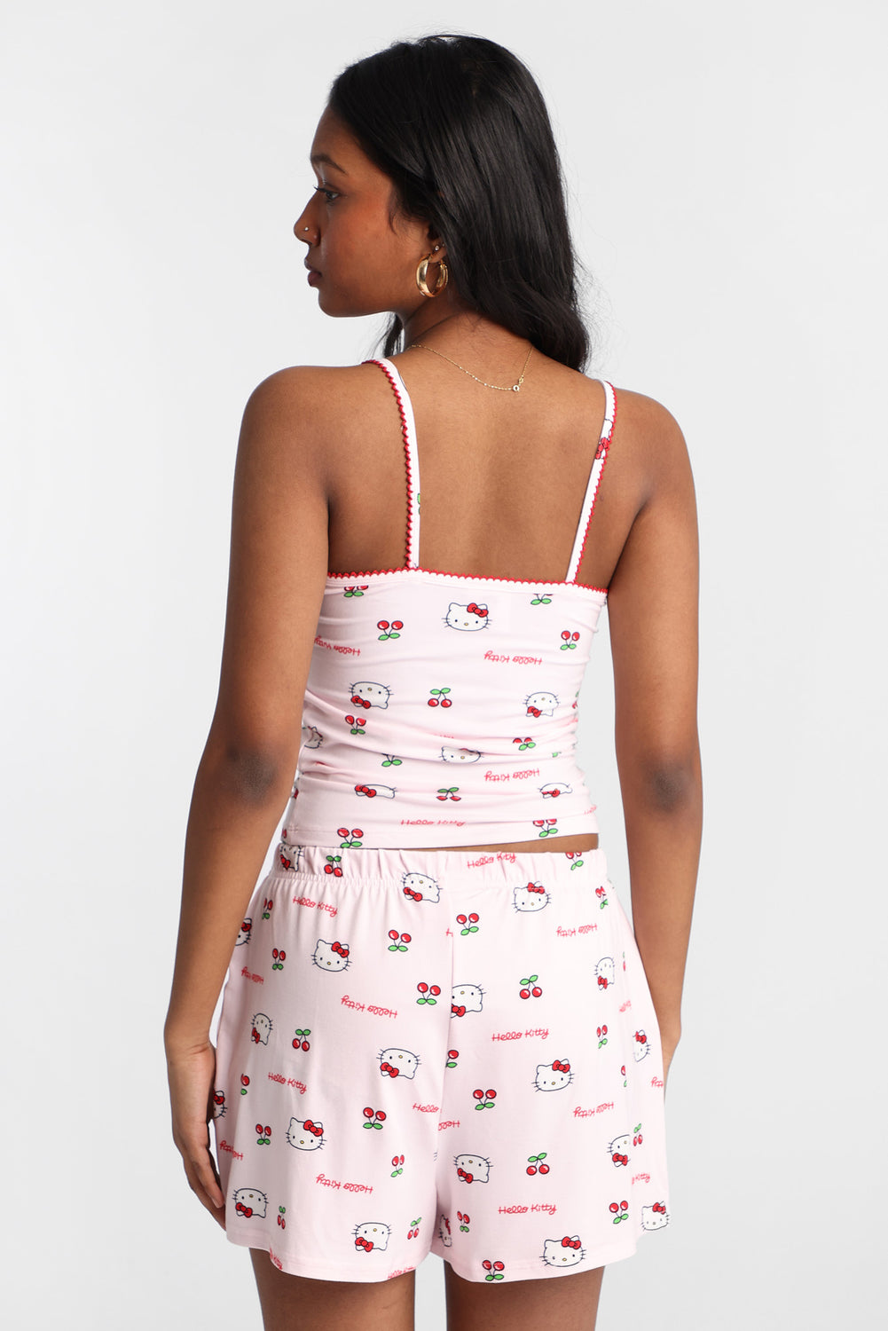 Hello Kitty Cherry Pajama Camisole & Shorts 2-Piece Set Hello Kitty Cherry Pajama Camisole & Shorts 2-Piece Set
