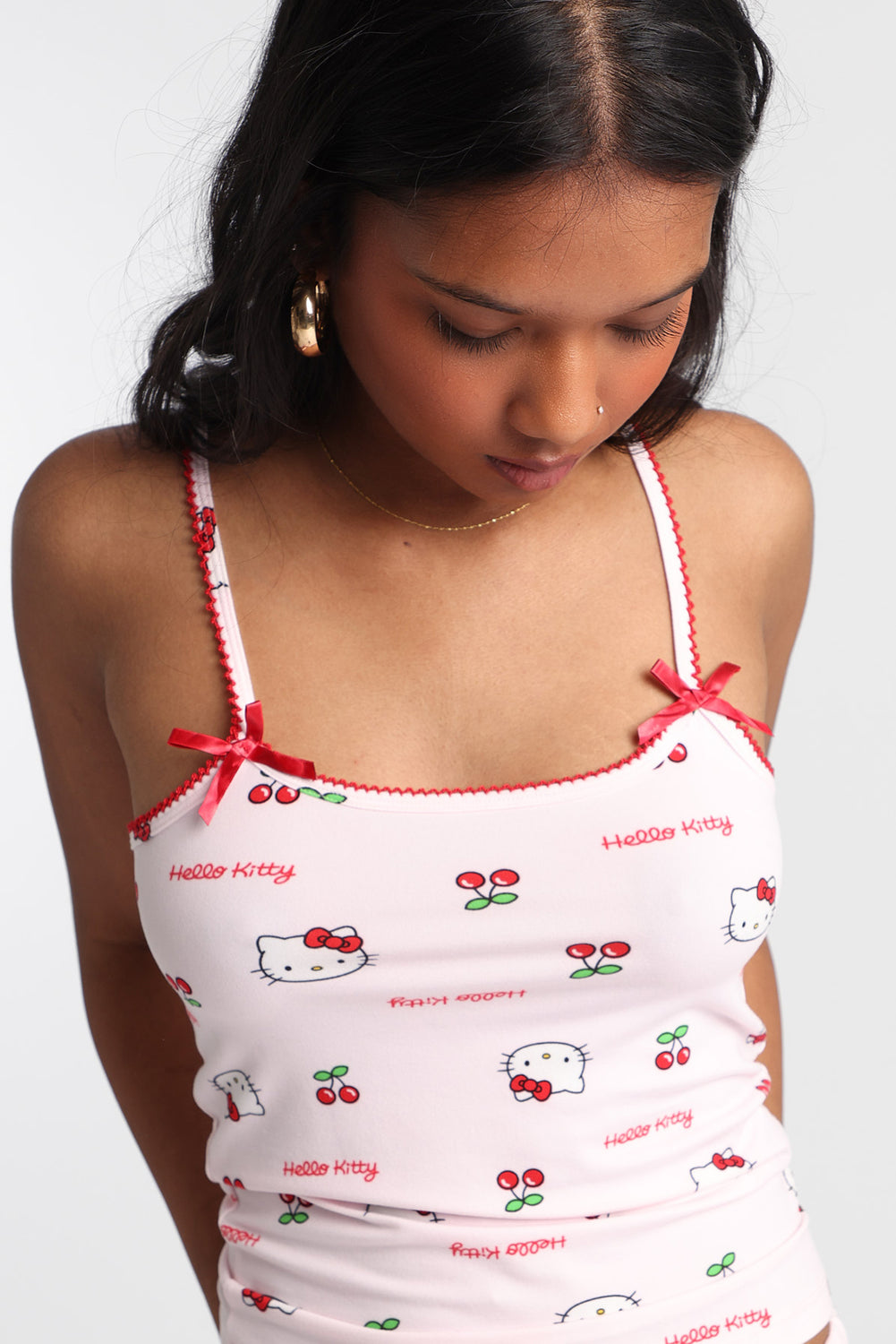 Hello Kitty Cherry Pajama Camisole & Shorts 2-Piece Set Hello Kitty Cherry Pajama Camisole & Shorts 2-Piece Set