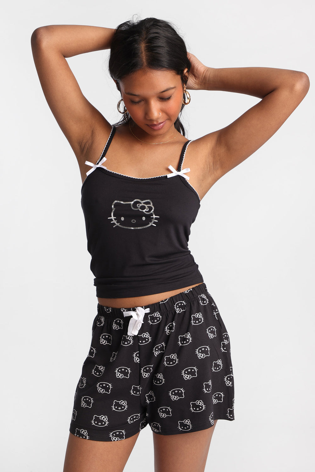 Hello Kitty Pajama Camisole & Shorts 2-Piece Set Hello Kitty Pajama Camisole & Shorts 2-Piece Set
