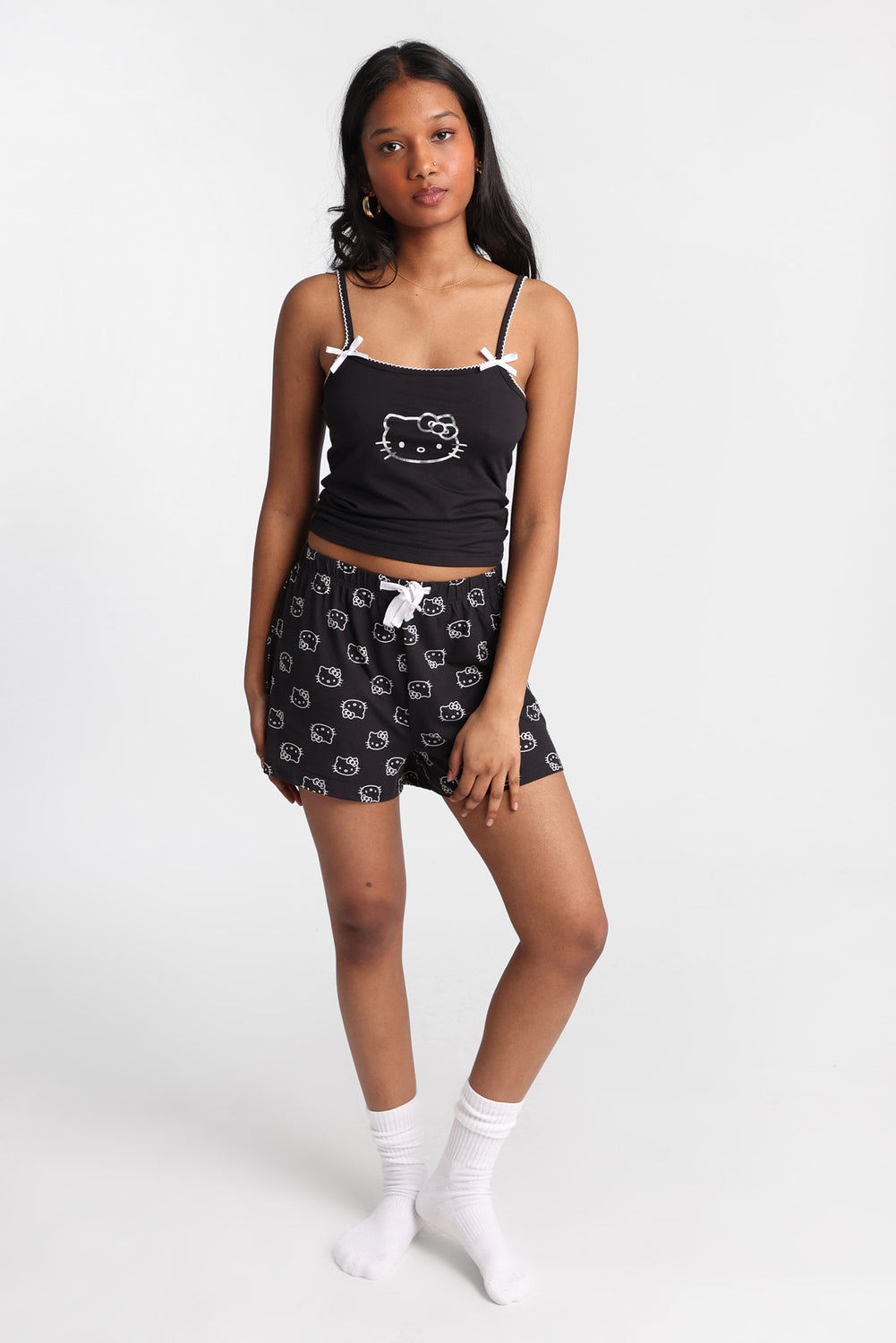 Hello Kitty Pajama Camisole & Shorts 2-Piece Set Hello Kitty Pajama Camisole & Shorts 2-Piece Set