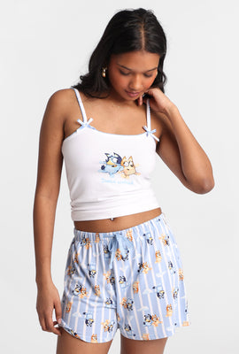 Ensemble camisole et short pyjama imprimé Bluey