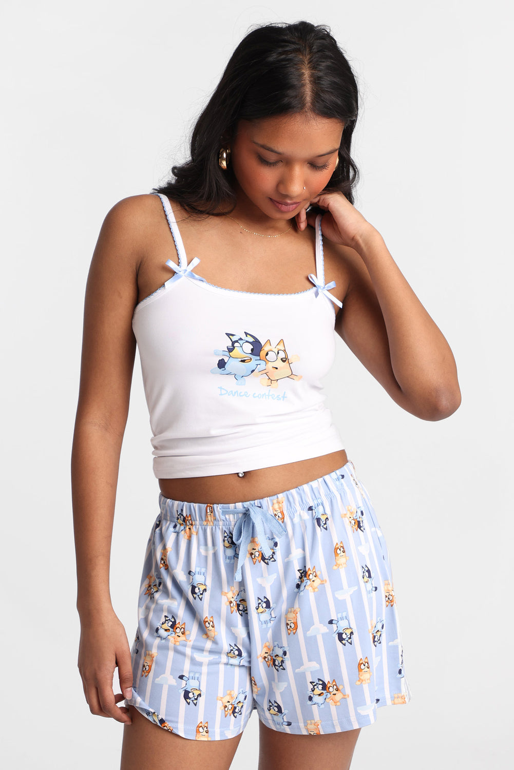 Bluey Graphic Pajama Camisole & Shorts 2-Piece Set Bluey Graphic Pajama Camisole & Shorts 2-Piece Set