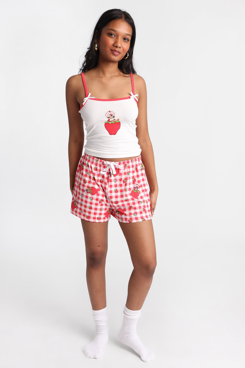 Strawberry Shortcake Pajama Camisole & Shorts 2-Piece Set Strawberry Shortcake Pajama Camisole & Shorts 2-Piece Set