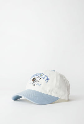 Casquette de baseball Peanuts Snoopy Brooklyn brodée
