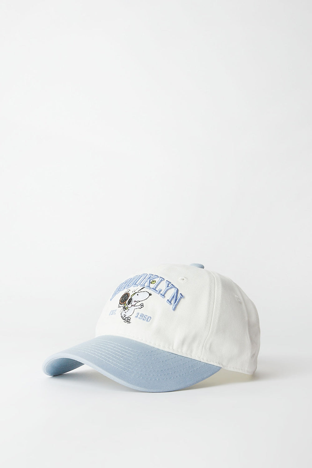 Peanuts Snoopy Brooklyn Embroidered Baseball Cap Peanuts Snoopy Brooklyn Embroidered Baseball Cap