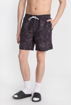 Short de bain tie-dye noir Zoo York 7 po