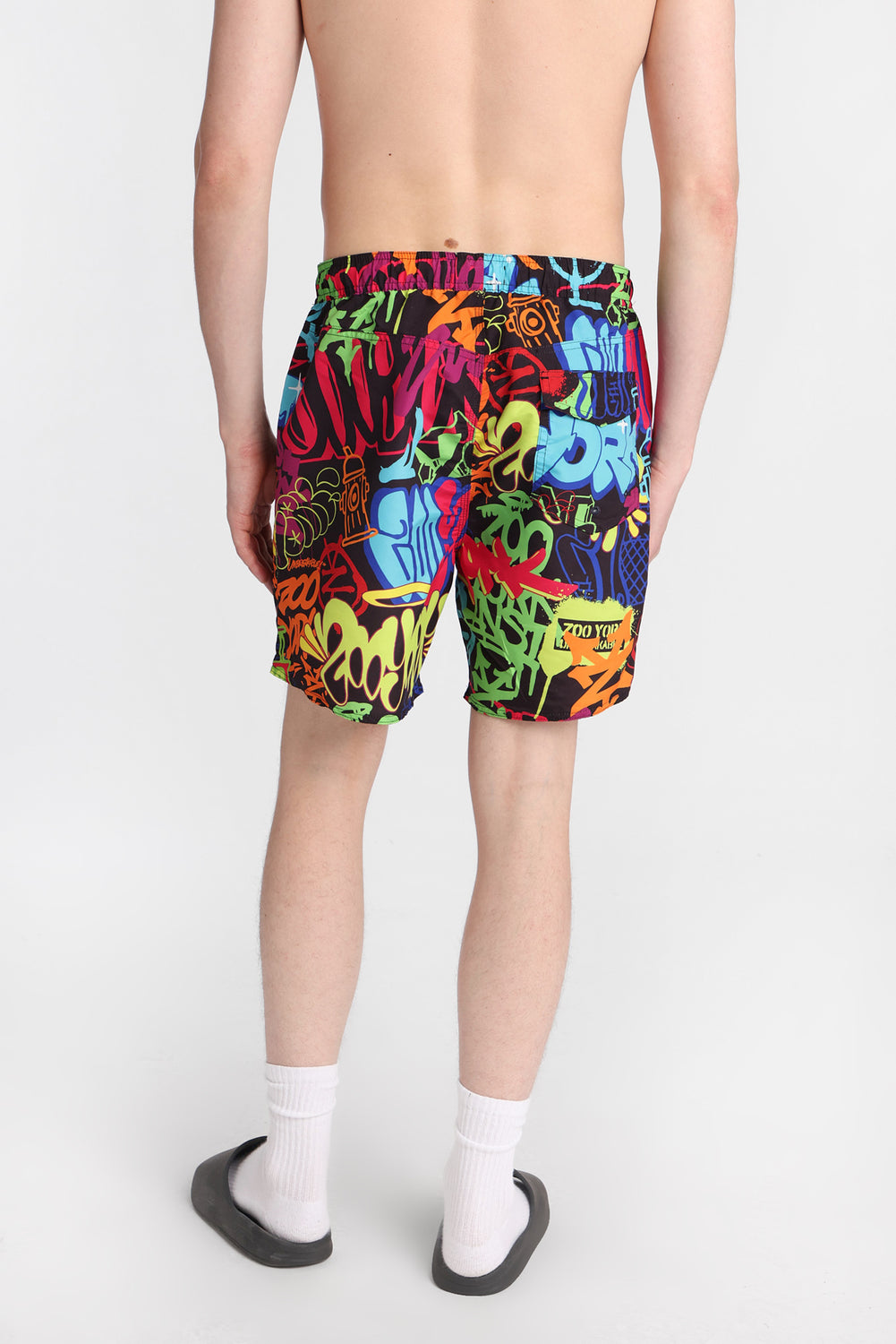 Short de bain imprimé graffiti Zoo York 7 po Short de bain imprimé graffiti Zoo York 7 po