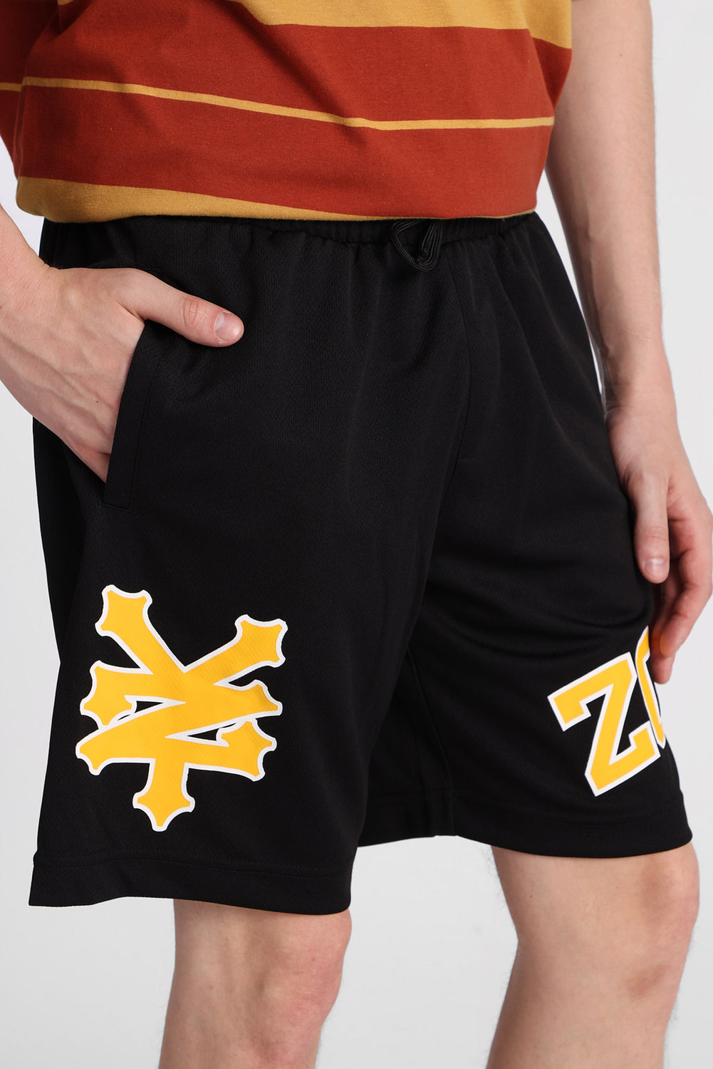 Short en maille imprimé logo Zoo York Short en maille imprimé logo Zoo York