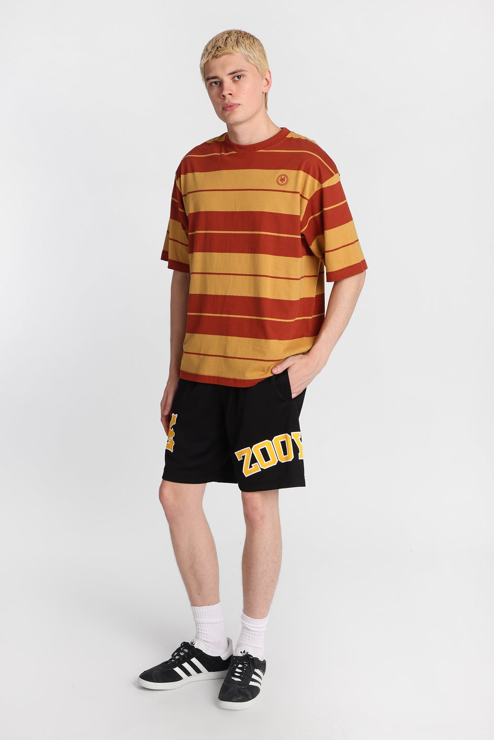 Short en maille imprimé logo Zoo York Short en maille imprimé logo Zoo York
