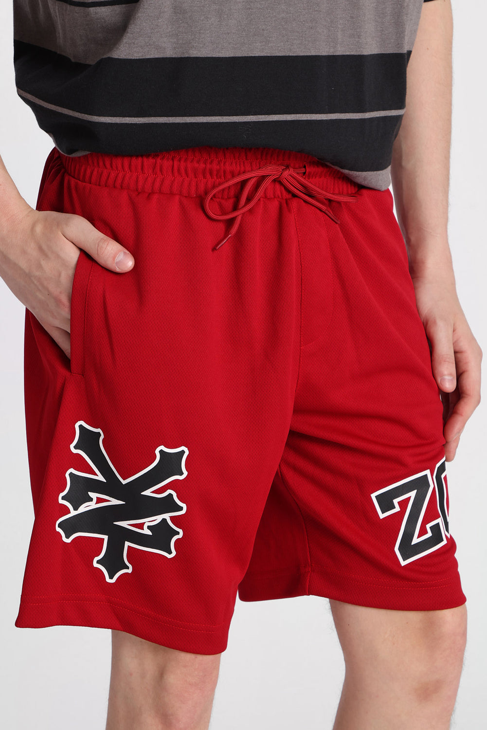 Short en maille imprimé logo Zoo York Short en maille imprimé logo Zoo York
