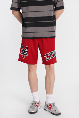 Short en maille imprimé logo Zoo York