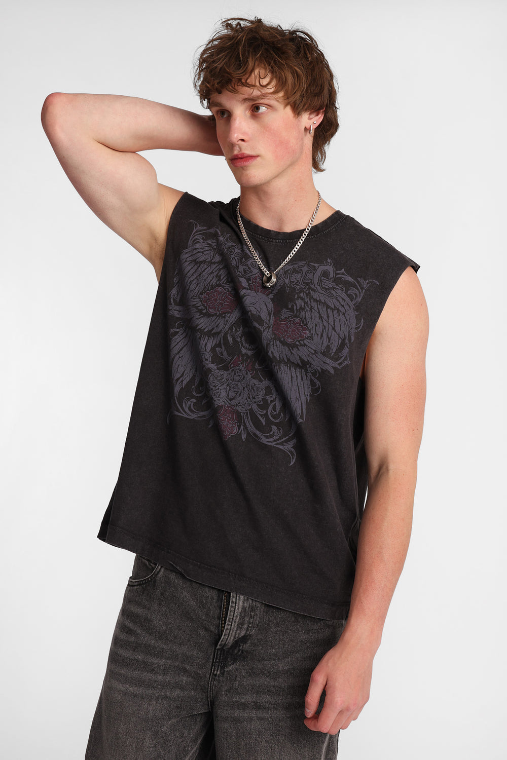 Arsenic Reaper Angel Graphic Tank Top Arsenic Reaper Angel Graphic Tank Top