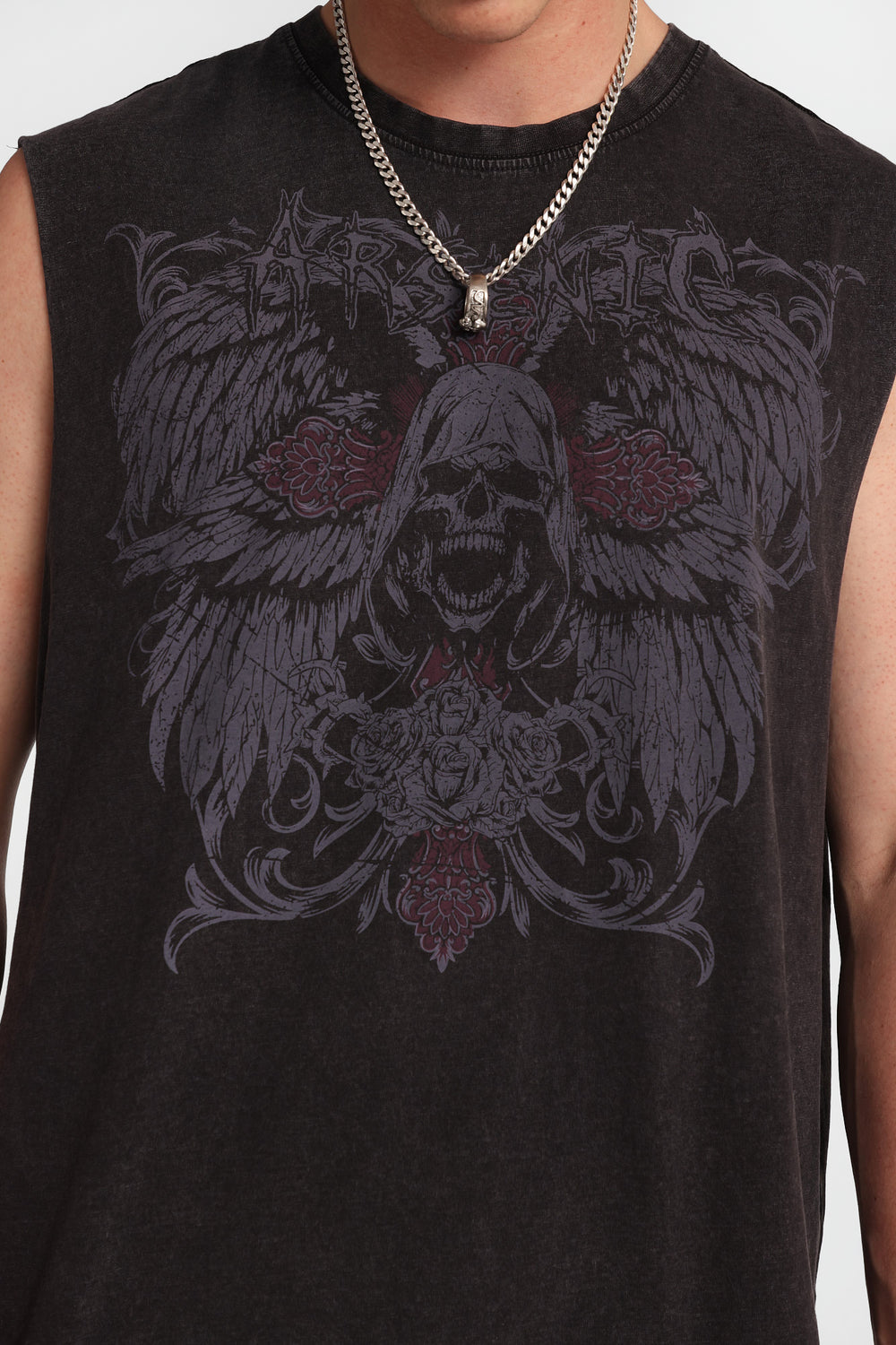Arsenic Reaper Angel Graphic Tank Top Arsenic Reaper Angel Graphic Tank Top